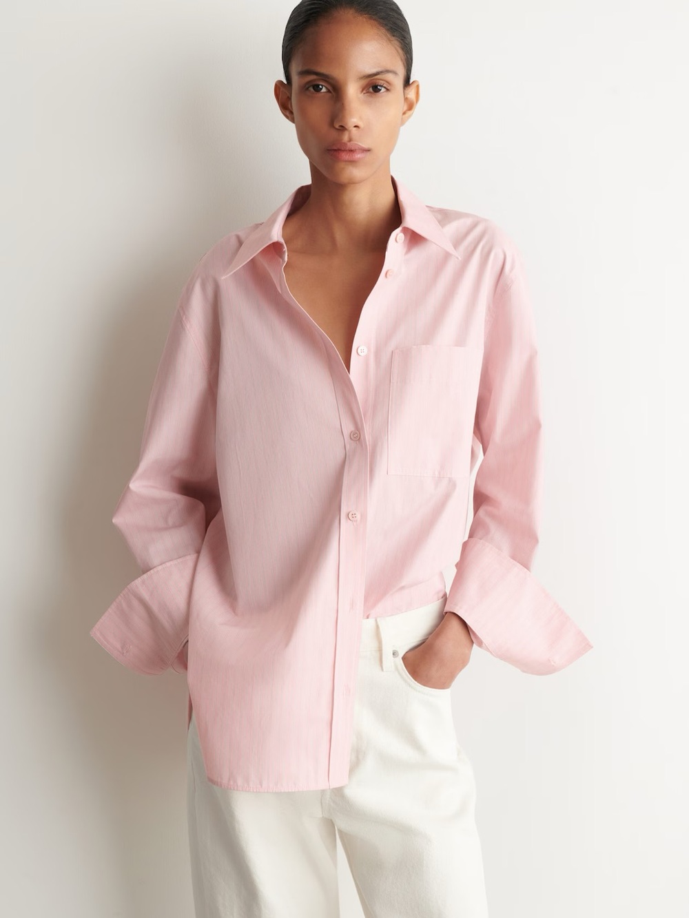 NWT (size 8) COS STRIPED COTTON SHIRT